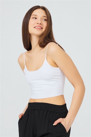 Cottonhill Ayarlanabilir İnce Askılı Lazer Kesim Crop Büstiyer 5'li Paket Renkli-3