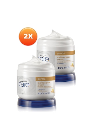 Avon Care Vanilya İçeren E Vitaminli Kuru Ciltler İçin Çok Amaçlı Krem 2 x 400 ML