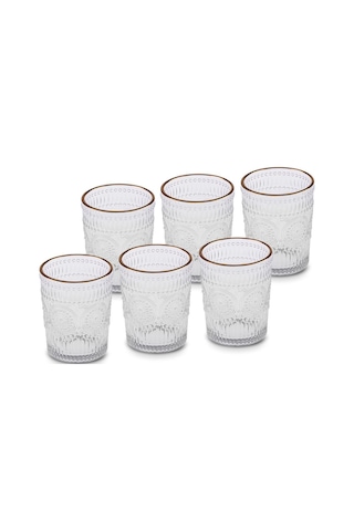 Karaca Sunflower 6'lı Su Bardağı Gold