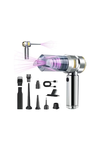 Vexgen Hl-121 Turboclean Pro Kablosuz Oto Süpürgesi Siyah