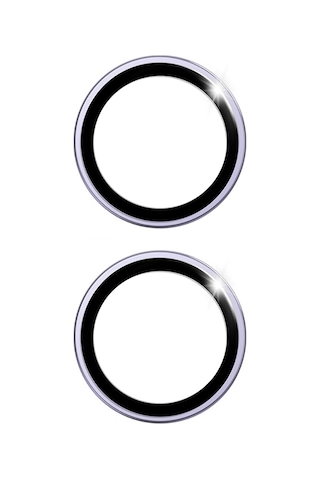 Apple Uyumlu iPhone 17 Wiwu Lg-003 Lens Guard Çizilmeye Dayanıklı Safir Kamera Lens Koruyucu Açık Mor