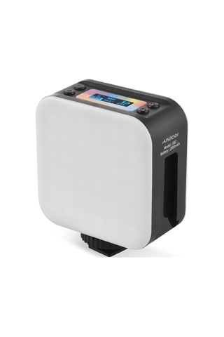 Andoer D02 Çift Taraflı Cep Rgb Video Led Dolgu Işığı Siyah Siyah