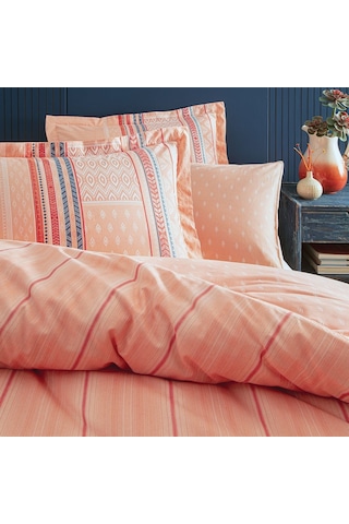 Yataş Bedding Pamena Ranforce Nevresim Takımı Somon Tek Kişilik (507299703)