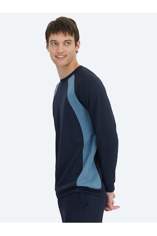 Kip Lacivert Bisiklet Yaka Sweatshirt Lacivert -