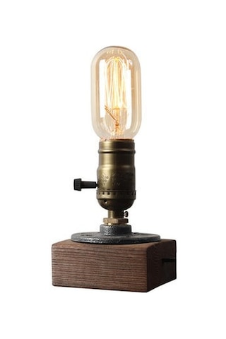 Agoodshop Lambalar E27 Masa Lambası Bağbozumu Endüstriyel Masa Lambası