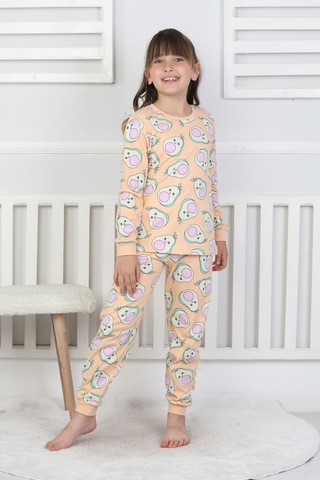 Cute Avocado Desenli Kız Çocuk Pijama Takımı SOMON