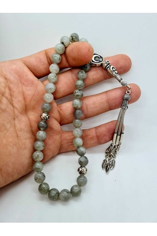 Sertifikalı Doğal Taş Labradorit Tesbih 8mm