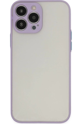 Mepa Apple, Uyumlu iPhone 15 Pro Kılıf Montreal Silikon Kapak - Mor Najmaddin standart