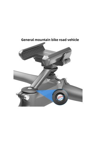 Odier Bisiklet Telefon Tutacağı Çabuk Açılan Kilitleme Tek Siyah