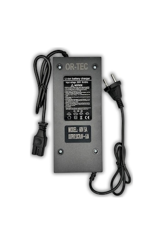Ortec 60 V 5A Li-Ion Ve Lifepo4 Akıllı Lityum Akü Şarj Cihazı