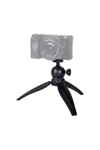 Pocket M2 Mini Masaüstü Tripod, 19cm Maksimum Yükseklik, 2,5kg Taşıma Kapasitesi, 1/4 Vidalı Bağlantı, Kamera Genel