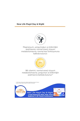 New Life Mag 4 Day 30 Tablet & Night 3 x 30 Tablet
