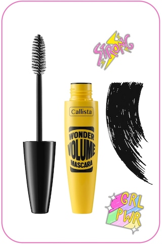 Callista Wonder Volume Hacim ve Kıvırma Etkili Maskara Siyah