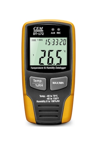 Cem Dt-172 Sıcaklık Ve Nem Kayıt Cihazı Datalogger