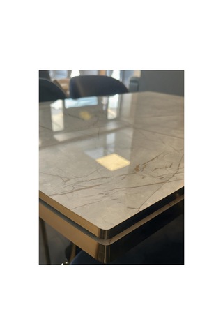 Venoxa Premium 80x120 / 80x180 Ölçülü Mdf Masa Tek Masadır Gold-gri Gold-gri