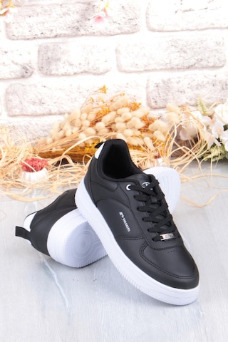 M.p 252 6049 Rahat Hafif Orijinal Ürün Erkek Sneaker Spor Ayakkabı Siyah - Beyaz