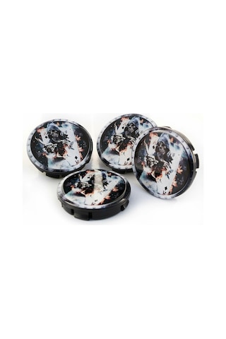 Skull Ace Tuning Damla Geçme Jant Göbeği 4'lü 55mm