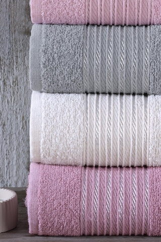 Range El ve Yüz Havlu Seti 5'li 50 x 90 CM Çok Renkli