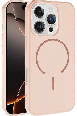 Apple Uyumlu iPhone 16 Pro Kılıf M-safe Şarj Özellikli Zore Meta Kapak