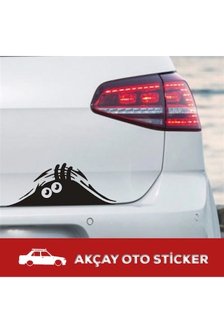 Bagajdan Bakan Adam Sticker Araba Sticker Oto Sticker