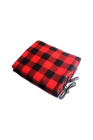 Sones 12v Araba Kış Elektrikli Isıtma Battaniyesi Sıcaklık Kontrol Tipi Kırmızı