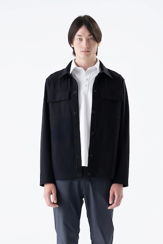 Isaora Regular Fit Klasik Yaka Düğmeli Su İtici Ceket Erkek Ceket Isr7028 Navy Lacivert