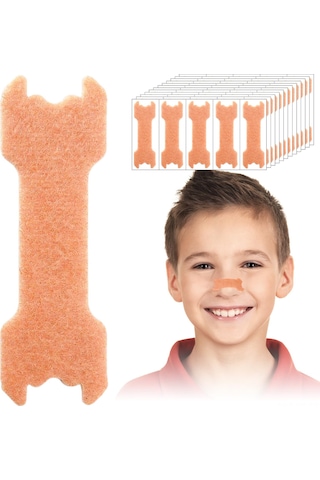 Vkemall 60 Adet Çocuk Burun Bandı - Solunum Genişletici, Horlama Azaltıcı, Konforlu Uyku Yardımcısı