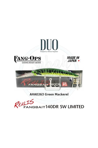 Duo Realis Fang Bait 140dr Sw Aha0263 Green Mackerel