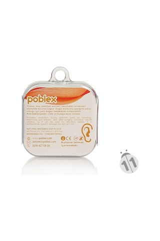 Poblex Naturel Balmumu Kulak Tikaci 4 Lü