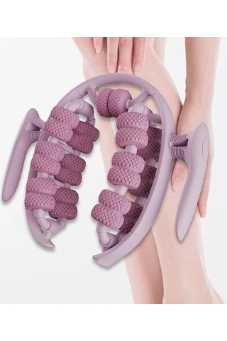 Besthome1 Pembe Suntek Kol Uyluk Vücut Geliştirme Masaj Rulosu Sporcu İçin Ergonomik Design Pembe