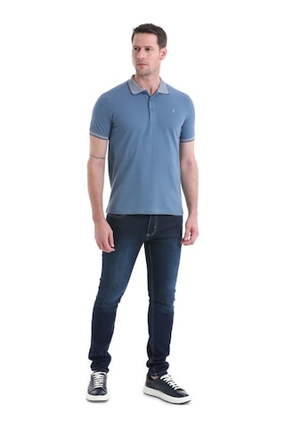 Hatemoğlu İndigo Regular Fit Düz 100% Pamuklu Polo Yaka Tişört 3536etc22c03 85 İndigo
