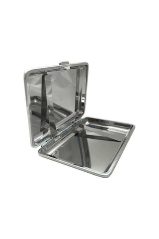 Metal Tabaka Kutulu Clipper Çakmak Set