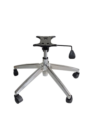 Kamusalmarket Oyun Koltuğu Yıldız Ayağı Tek Kol Mekanizma Krom Pistonlu Çap 70