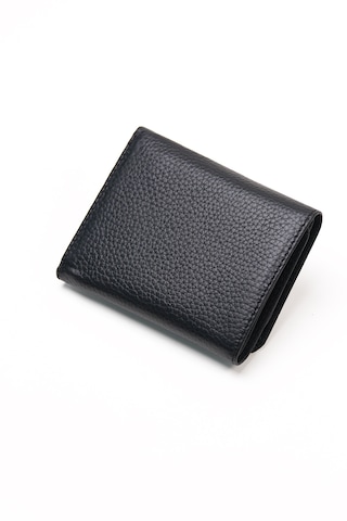 Ancora Leather Hakiki Deri Gizli Mıknatıslı Ünisex Cüzdan-46200 Siyah