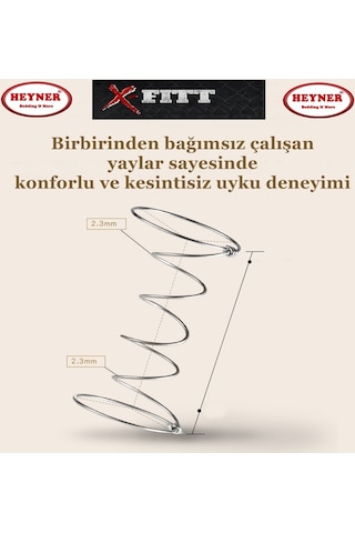 Heyner X-Fitt Ortopedik Yaylı Yatak 70 x 110 CM