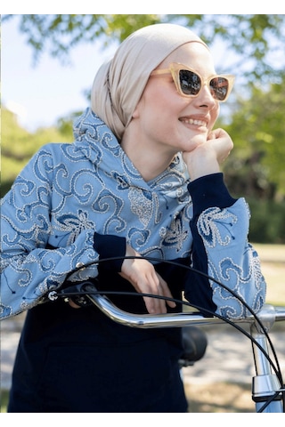 Mayovera Sweatshirt Lacivert Keten Lacivert