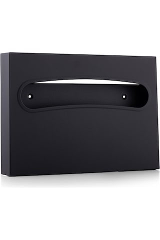 ARGESAN-Paslanmaz Çelik Klozet Kapak Örtüsü Dağıtıcısı-MAT SİYAH