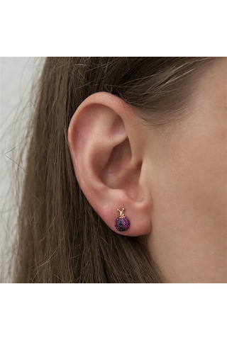 Caelo Gümüş Uğur Böceği Küpe