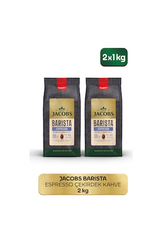 Jacobs Barista Editions Çekirdek Kahve Espresso 2 x 1 KG