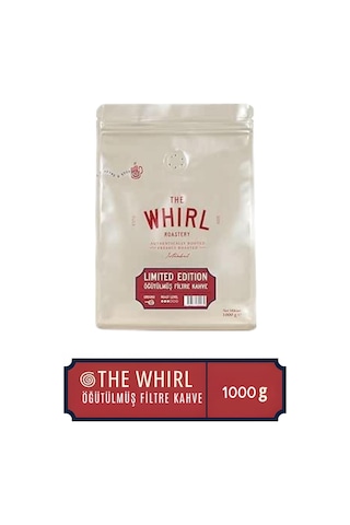 The Whirl Limited Edition Öğütülmüş Filtre Kahve 1 Kg X 2 Adet Filtre