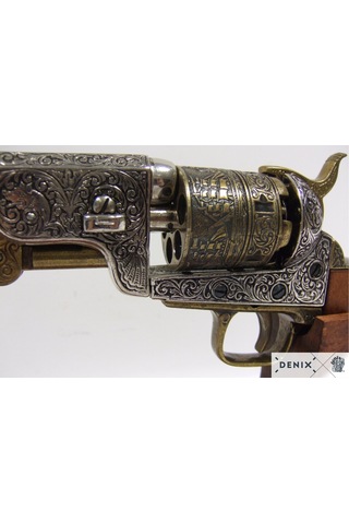 Denix American Revolver 1851 Usa Koleksiyon Obje 35cm