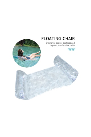 Pvc Su Hamak Recliner Şişme Yüzen Yüzme Yatak Deniz Yüzme Simidi