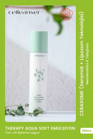 Cerasome Ve Patentli İçerik İçeren Nemlendirici Ve Yatıştırıcı Therapy Aqua Soft Emülsiyon