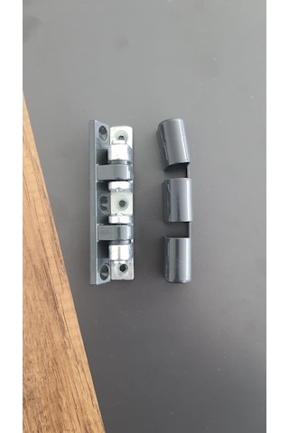 90 Mm Antrasit Gri Quick Çelik Pvc Kapı Menteşesi 10 Adet