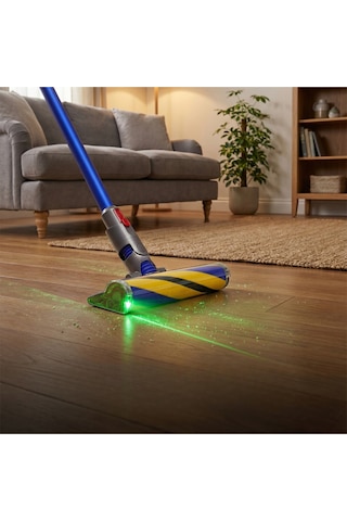 Dyson V12 Detect Slim Uyumlu Lazer Işıklı Fluffy Süpürge Başlığı 972522-02