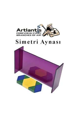 Simetri Aynası 1 Adet Ayna Yansıma Matematik Sınıf Ders Materyali