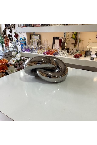 Dekoratif Seramik Zincir Gümüş Renk