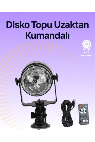 Hubrendy Tekno Taşınabilir Ve Dayanıklı Plastik Kristal Led Disko Işığı AÇIK GRİ KAHVE KARIŞIMI