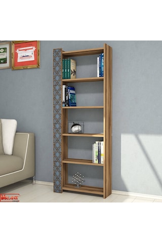 Variant Variant City Kitaplık - Ceviz / Mavi