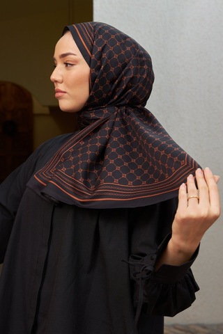 Silk Home %100 Twill İpek Şal 6514-03 Siyah